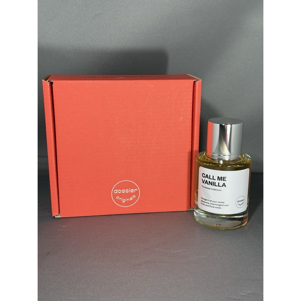NIB Dossier Call Me Vanilla 1.7 Fl Oz (50ml) Eau de Parfum